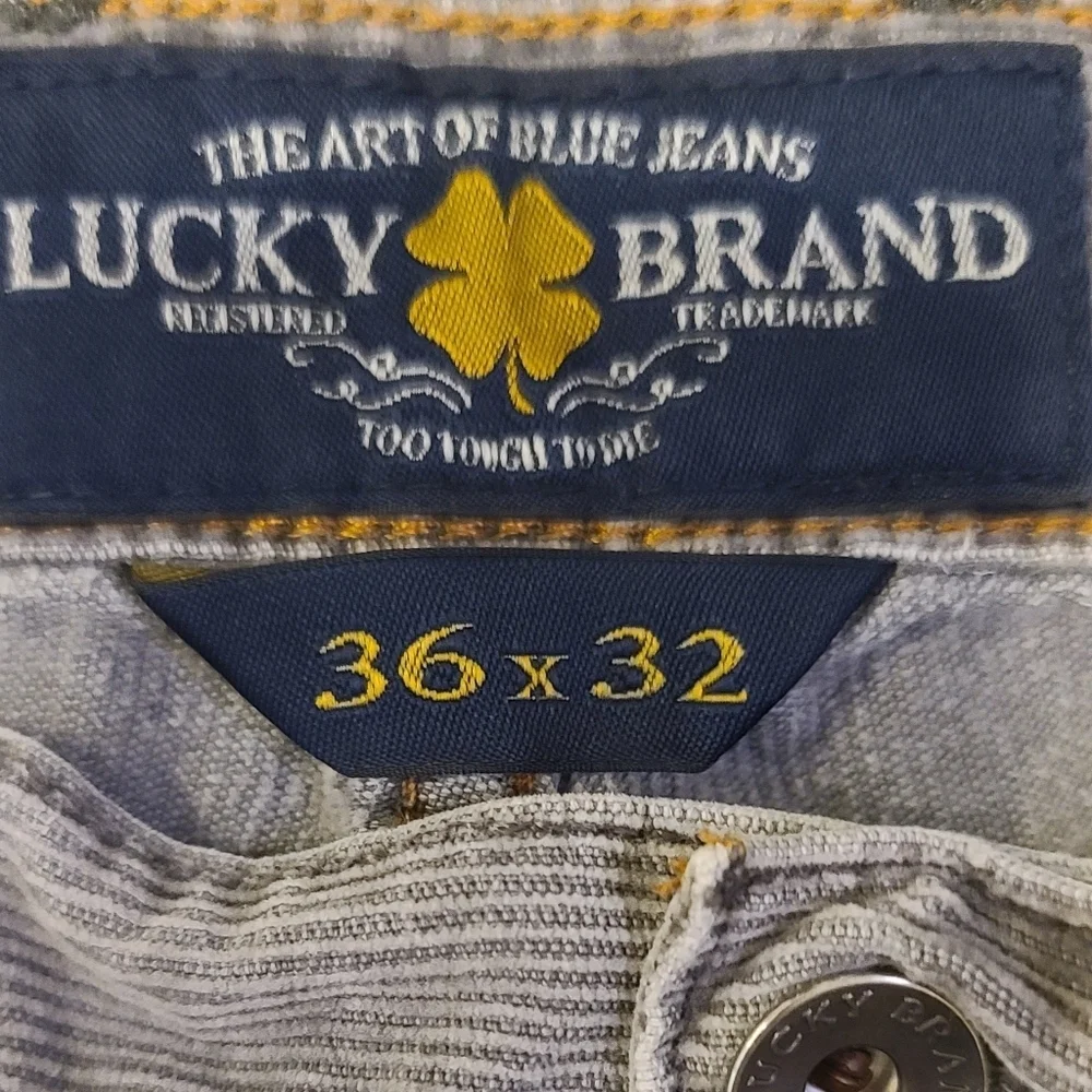 Lucky Brand Men's Charcoal Corduroy Jeans